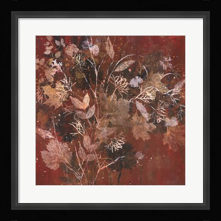 Framed Bronze Whispers II Print