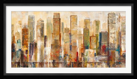 Framed City Limits Print