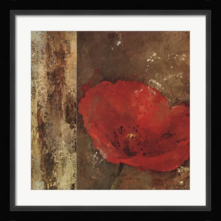 Framed Gilded Floral III Print