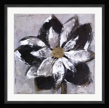 Framed Black And White Digressions IV Print