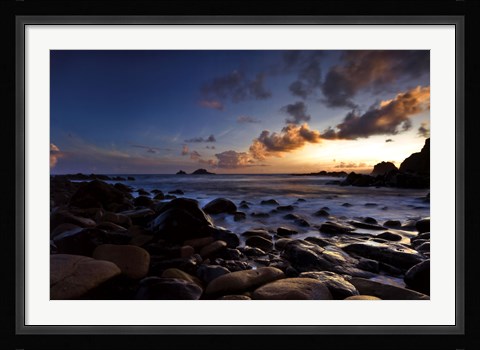 Framed Blue Cove Print