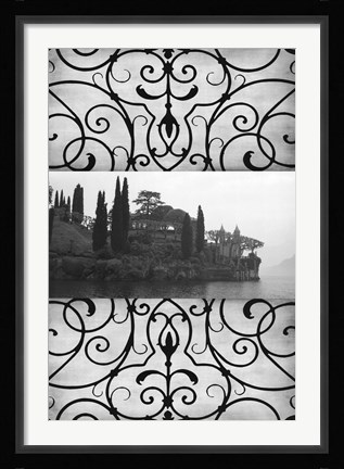 Framed Lago di Como II Print