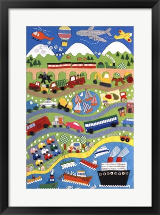 Framed Going Places Print