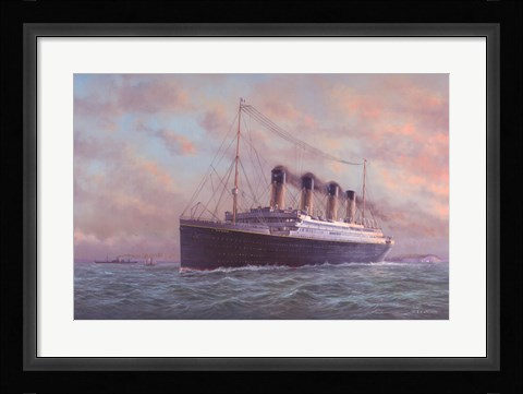 Framed Titanic Print