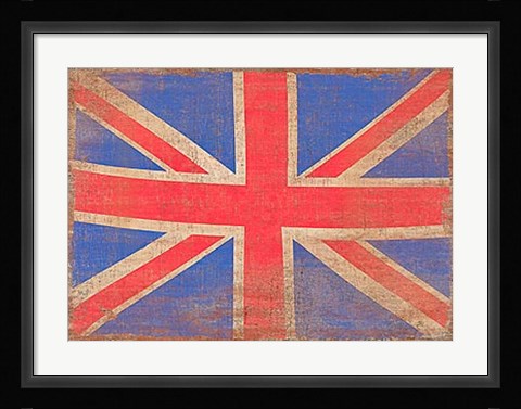 Framed Union Jack, Vintage Print