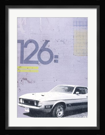 Framed Mustang Print