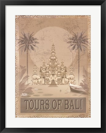 Framed Tours of The East II Print