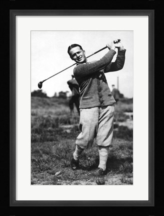 Framed On the Course II Print