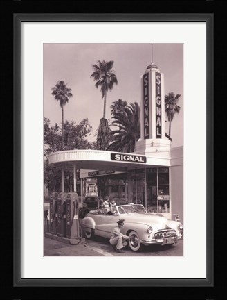 Framed Tyre Check Print