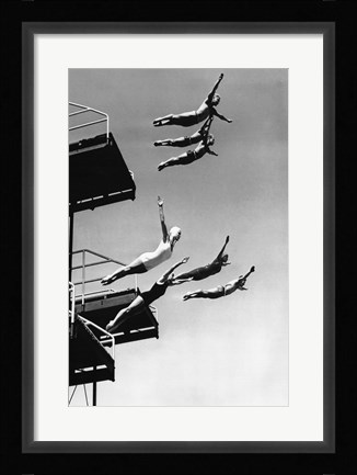 Framed High Dive Print