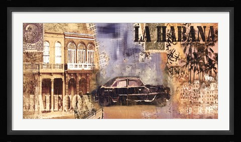 Framed La Habana Print