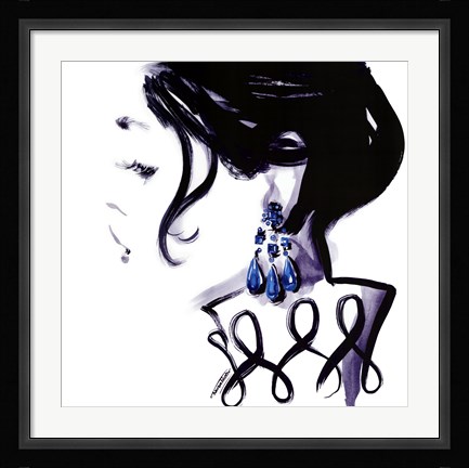 Framed Earrings Print