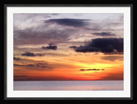 Framed Amber Bay Print