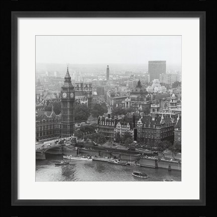 Framed City Of Westminster From The South Bank Of The Thames, 1963 Print