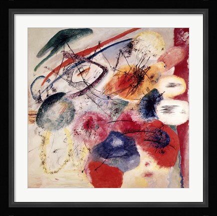 Framed Black Lines, 1913 Print