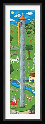 Framed Rapunzel Growth Chart Print