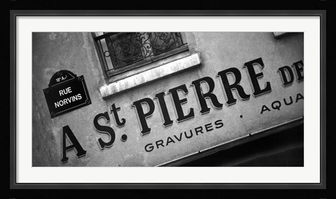 Framed Paris Streets I Print