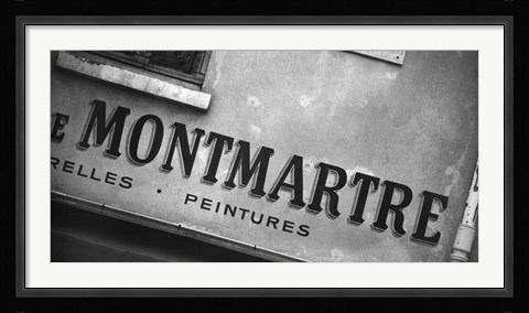 Framed Paris Streets II Print