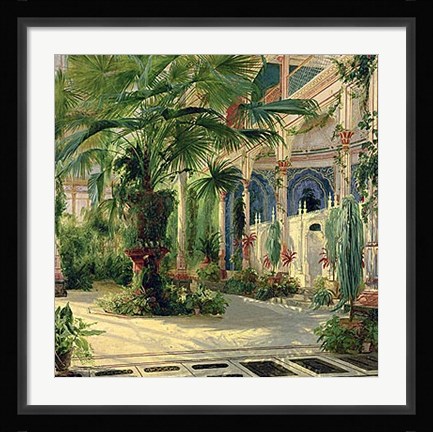 Framed Interior of the Palm House at Potsdam I Print