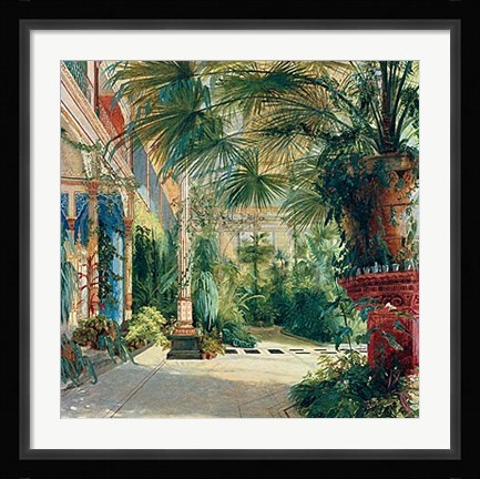 Framed Interior of the Palm House at Potsdam II Print