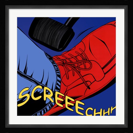 Framed Screeechhh Print