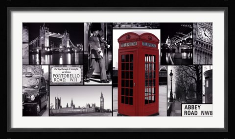 Framed City Views I Print