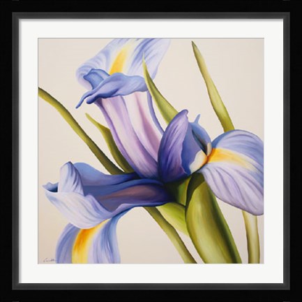 Framed Iris Wind Print