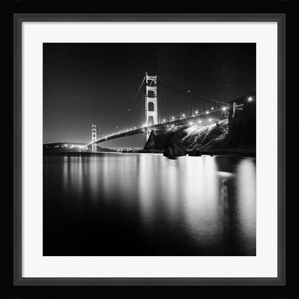 Framed Golden Gate Study Print