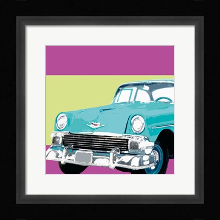 Framed Retro Car II Print