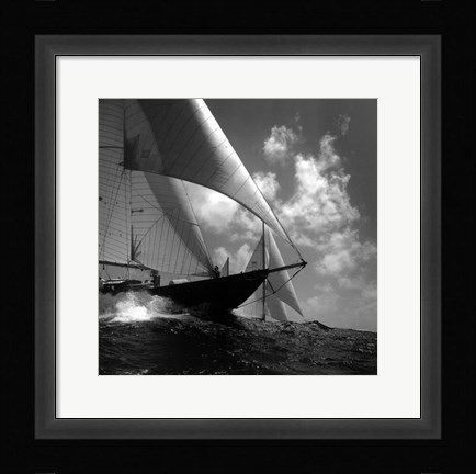 Framed Rushing Waves I Print