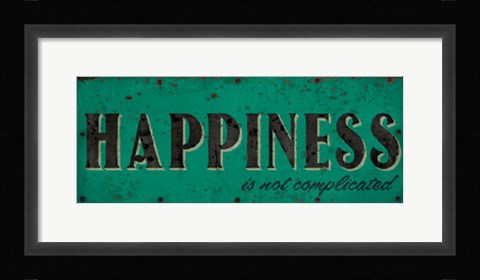 Framed Well Being II Print