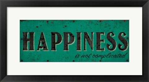 Framed Well Being II Print