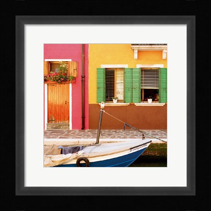 Framed Burano V Print