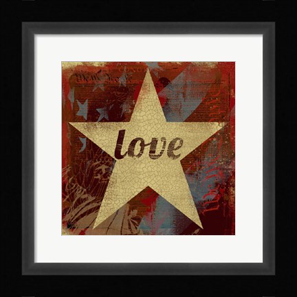 Framed American Dreams II Print