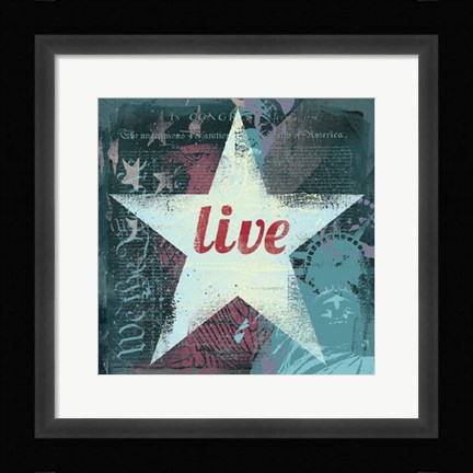 Framed American Dreams IV Print