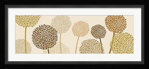 Framed Burnished Alliums Print