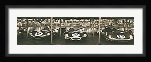 Framed Jaguar D-Type / Tojeiro Print