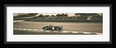 Framed Jaguar XK 120 Print