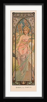 Framed Eveil Du Matin Print
