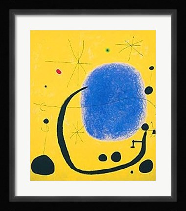 Framed Gold of the Azure, 1967 Print