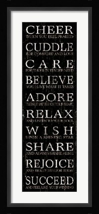 Framed Live Your Life II Print