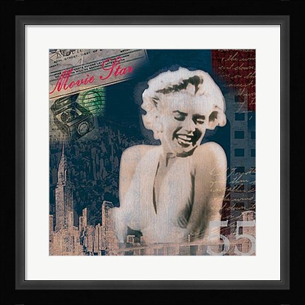 Framed Superstar I Print