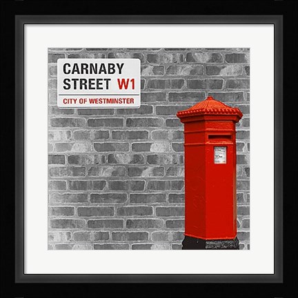 Framed Carnaby Street Print