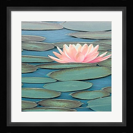Framed Lily Pool II Print