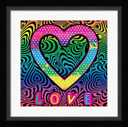 Framed Love Print