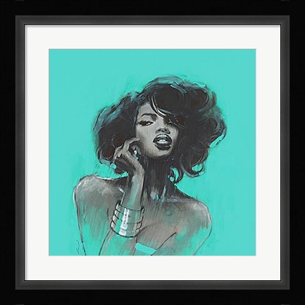 Framed Melody I Print