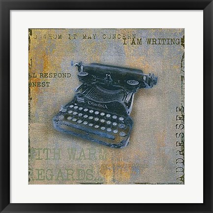 Framed From Me To You I Print