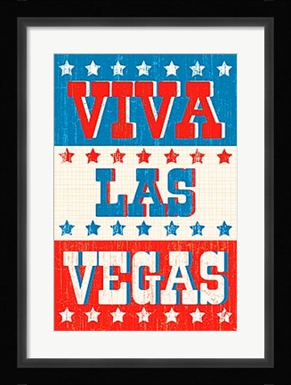 Framed Viva Las Vegas Print