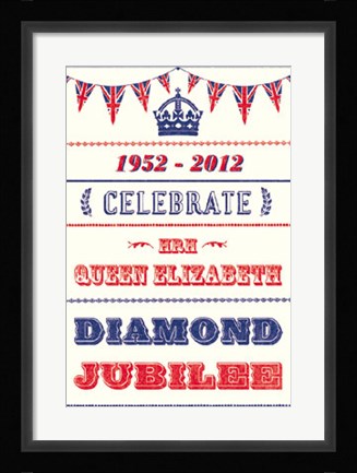 Framed Jubilee Vintage Print