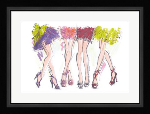 Framed Party Legs Print